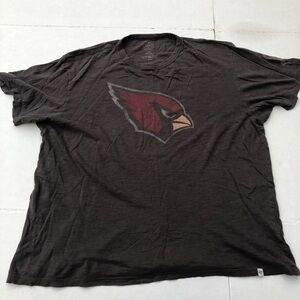 Men's Gray Breast Cancer Awareness Arizona Cardinals Graphic T-Shirt